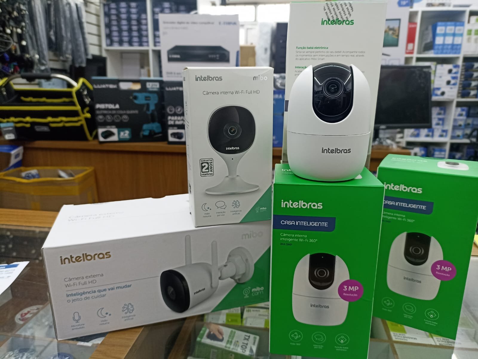 Linha de câmeras inteligentes Wi-Fi Intelbras Mibo