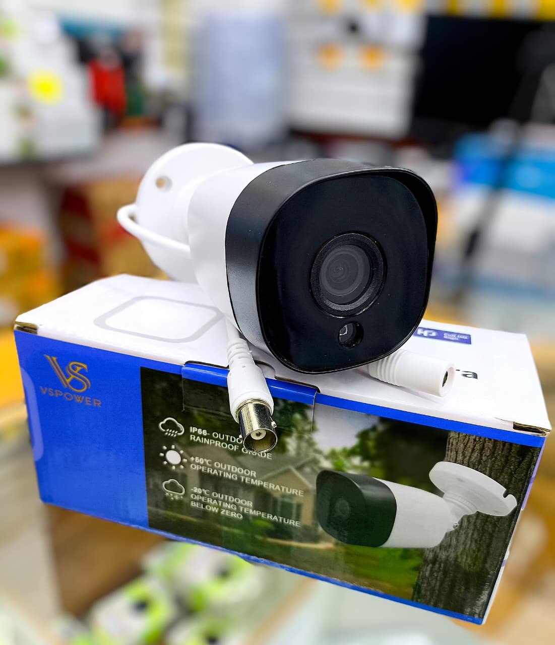 Câmera Bullet externa VS Power com proteção IP66