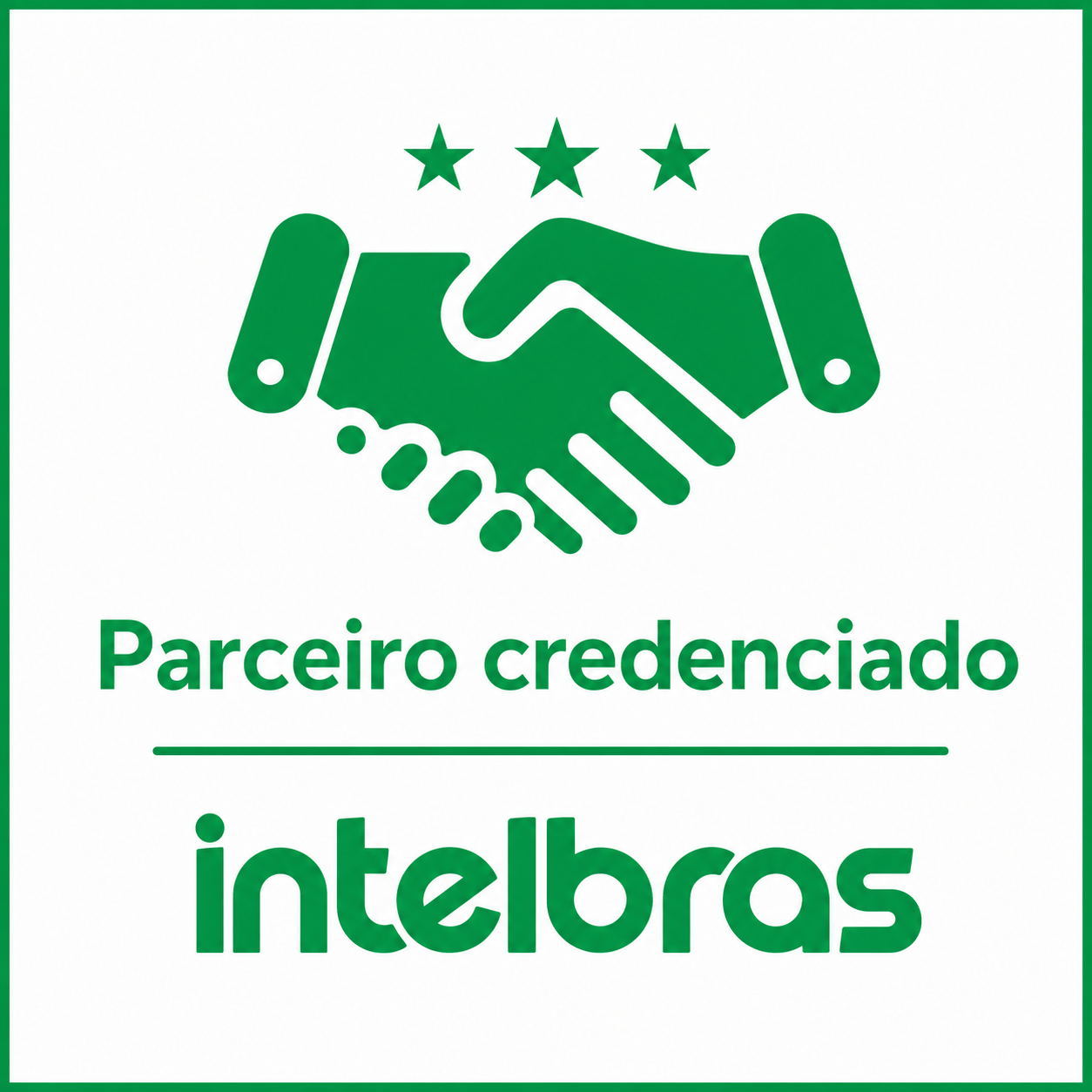 Selo Parceiro credenciado Intelbras